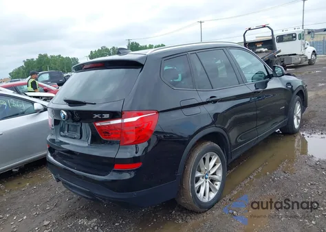 2017 BMW X3 xDrive28I из США, поврежденный, VIN 5UXWX9C51H0T04580